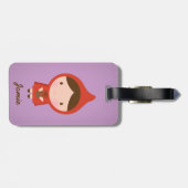 Étiquette À Bagage Le Conte de la petite chaperelle rouge pour les fi (Dos horizontal)