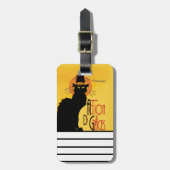 Étiquette À Bagage Le Conversation Noir - Action De Grâces (Devant Vertical)