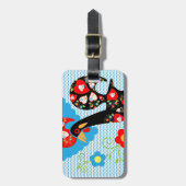 Étiquette À Bagage Le coq portugais de Barcelos (Devant Vertical)