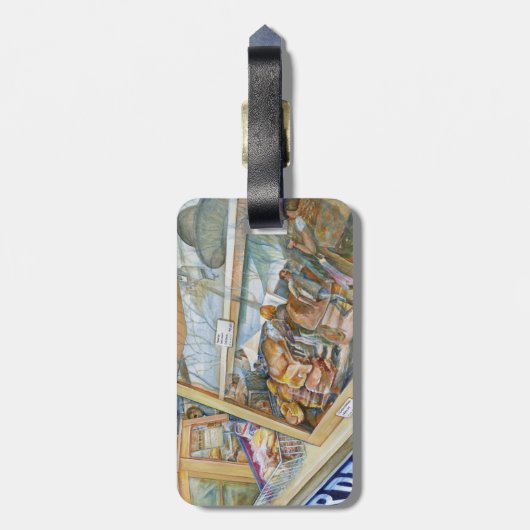 Étiquette À Bagage Le côté ensoleillé de la folie (Dos Vertical)