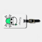 Étiquette À Bagage Le crâne porte le masque Thunder_Cove (Devant horizontal)