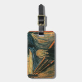 Étiquette À Bagage Le cri Edvard Munch Art Expressionniste Moderne (Devant Vertical)