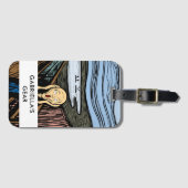 Étiquette À Bagage Le cri par Edvard Munch étiquette de bagage (Devant Horizontal)