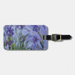 Étiquette À Bagage le cru fleurit lilac-irises-1917 monet.