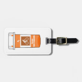 Étiquette À Bagage Le cyclisme est ma drogue (Devant horizontal)