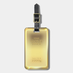 Étiquette À Bagage Le design de la barre d'or, c'est tellement vrai !