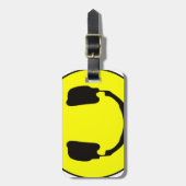 ÉTIQUETTE À BAGAGE LE DJ (Devant Vertical)