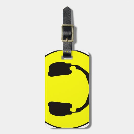 ÉTIQUETTE À BAGAGE LE DJ (Devant Vertical)