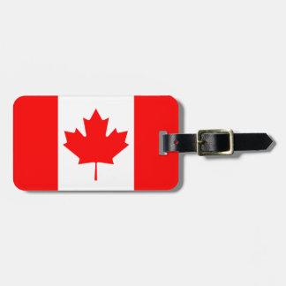 Étiquette À Bagage Le drapeau canadien, Canada