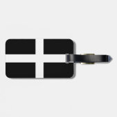 Étiquette À Bagage Le drapeau de Saint-Piran (Dos horizontal)