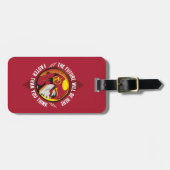 Étiquette À Bagage Le Flash | "L'Avenir Sera Là" (Devant horizontal)