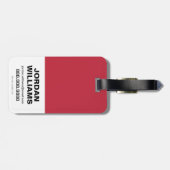 Étiquette À Bagage Le Flash | Logo TV Show (Dos horizontal)