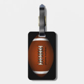 Étiquette À Bagage Le football (Dos Vertical)