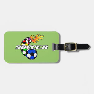 ÉTIQUETTE À BAGAGE LE FOOTBALL