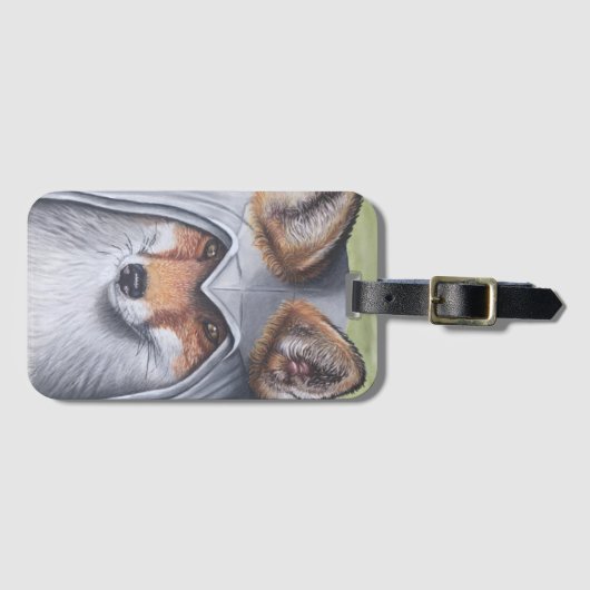 Étiquette À Bagage Le Foxy Assassin (Devant Horizontal)