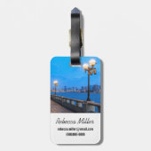 Étiquette À Bagage Le front de mer de Guangzhou (Dos Vertical)