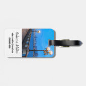 Étiquette À Bagage Le front de mer de Guangzhou (Dos horizontal)