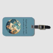 Étiquette À Bagage Le Globe de World Explorer (Devant Horizontal)