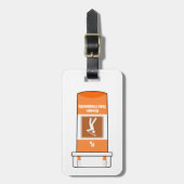 Étiquette À Bagage Le golf est ma drogue (Devant Vertical)