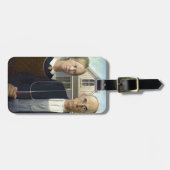 Étiquette À Bagage Le gothique américain de Grant Wood (Devant horizontal)