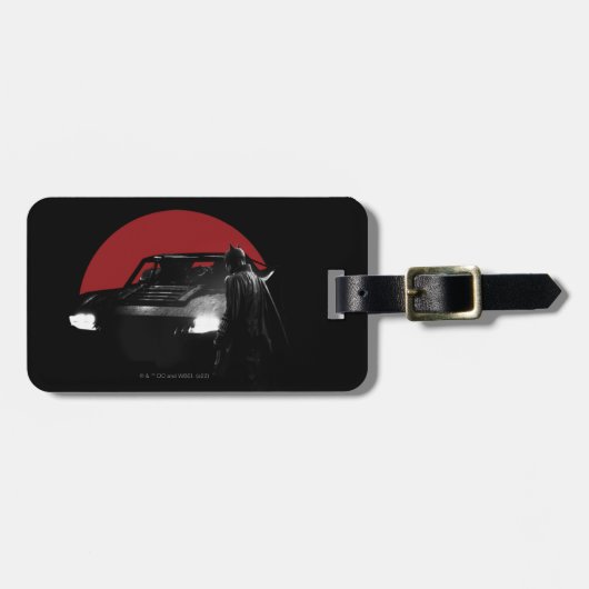 Étiquette À Bagage Le graphique Batman & Batmobile (Devant horizontal)