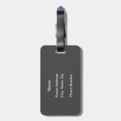 Étiquette À Bagage Le hockey c'est la vie (Dos Vertical)