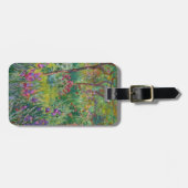 Étiquette À Bagage Le Jardin Iris De Giverny By Claude Monet (Devant horizontal)