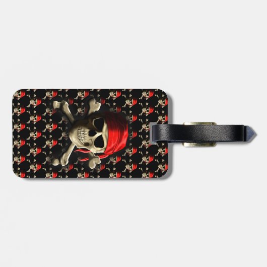 Étiquette À Bagage Le jolly roger (Dos horizontal)