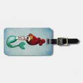 Étiquette À Bagage Le jour de la beauté morte de sirène (Devant horizontal)