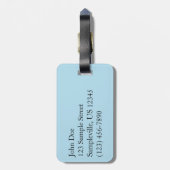 Étiquette À Bagage Le lac Johns I du parc national des Glaciers (Dos Vertical)