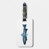 Étiquette À Bagage Le lac Lowell Idaho Poissons (Dos Vertical)