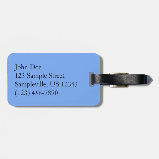 Étiquette À Bagage Le lac Sprague II du parc national Rocky Mountain (Dos horizontal)