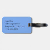 Étiquette À Bagage Le lac Sprague II du parc national Rocky Mountain (Dos horizontal)