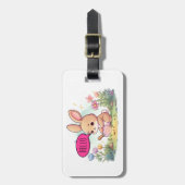 Étiquette À Bagage Le lapin (Devant Vertical)