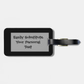 Étiquette À Bagage Le lion vous mangera identification facile (Dos horizontal)