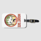 Étiquette À Bagage Le logo du voyage du Mont Tate Japon (Devant Horizontal)