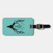 Étiquette À Bagage Le mâle de Hubert de saint (Devant horizontal)