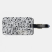 Étiquette À Bagage Le marché (Dos horizontal)