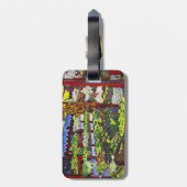 Étiquette À Bagage Le marché d'Eddie (Dos Vertical)