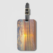 Étiquette À Bagage Le matin Sun au bord de la mer (Devant Vertical)