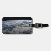 Étiquette À Bagage Le membre de la Terre au-dessus d'une Australie oc (Devant horizontal)