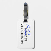 Étiquette À Bagage Le Minnesota est Cool (Dos Vertical)