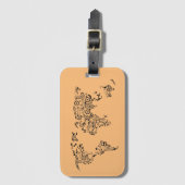 Étiquette À Bagage Le monde du vélo (Devant Vertical)