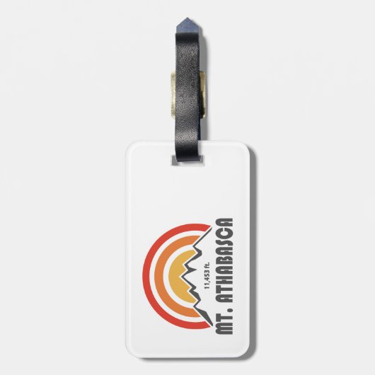 Étiquette À Bagage Le mont Athabasca (Dos Vertical)