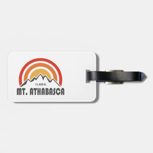 Étiquette À Bagage Le mont Athabasca (Dos horizontal)