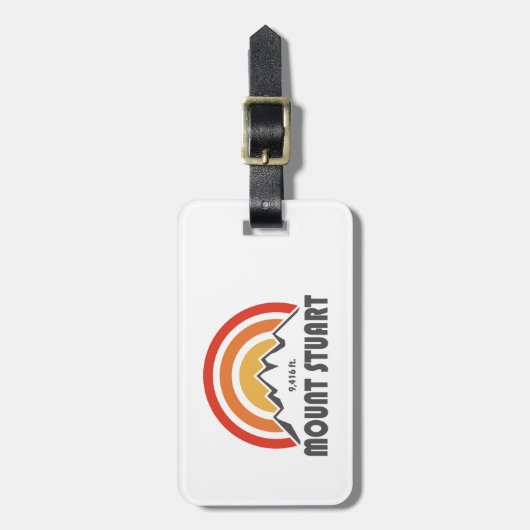 Étiquette À Bagage Le mont Stuart (Devant Vertical)