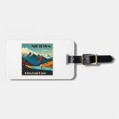 Étiquette À Bagage Le Nihilisme Décède Là Où Il Coule (Devant horizontal)