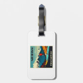 Étiquette À Bagage Le Nihilisme Décède Là Où Il Coule (Dos Vertical)