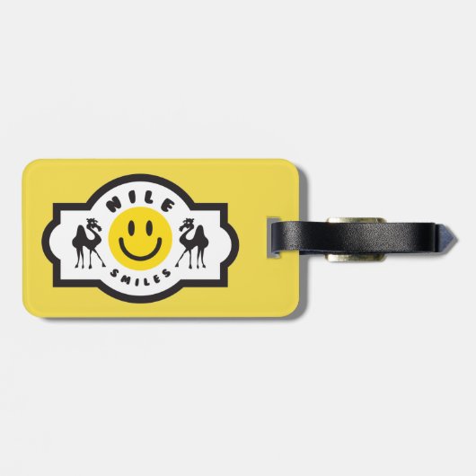 Étiquette À Bagage Le Nil sourit étiquette de bagage (Dos horizontal)