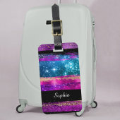 Étiquette À Bagage Le nom de Brush Strokes